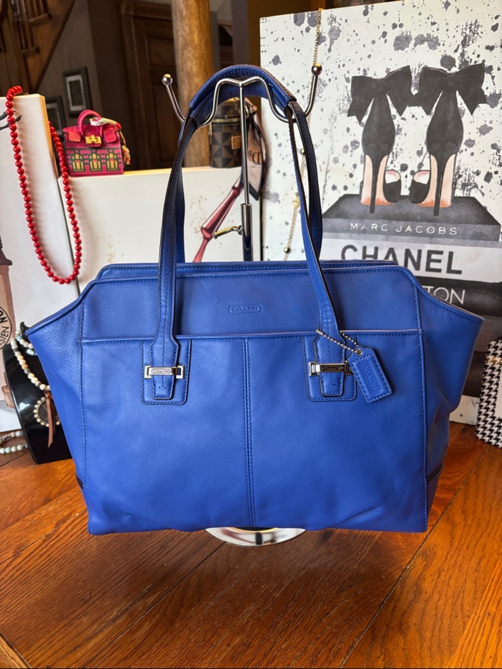 Coach Taylor Leather Alexis Carryall. EUC